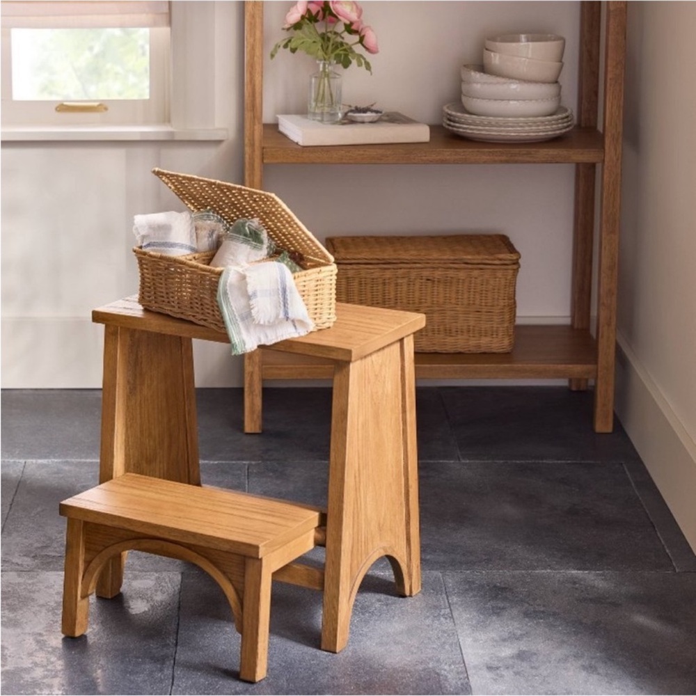 Arch Step Stool Aged Oak - Hearth & Hand™ with Magnolia - Picture 3 of 6